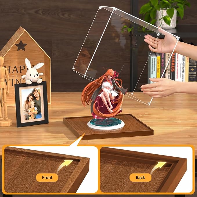 JUJOMAT Acrylic Display Case for Collectibles Clear Acrylic Display Box for - Image 4