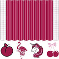 Tintnut Magenta Permanent Vinyl 8 Sheets 12''x10'' Adhesive Vinyl | Solid color by Tintnut