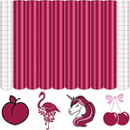 Tintnut Magenta Permanent Vinyl 8 Sheets 12''x10'' Adhesive Vinyl | Solid color by Tintnut