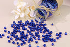 DUQGUHO Blue Beads for Bracelets Pearls for Jewelry Making 8mm Blue Pearl for - Image 3