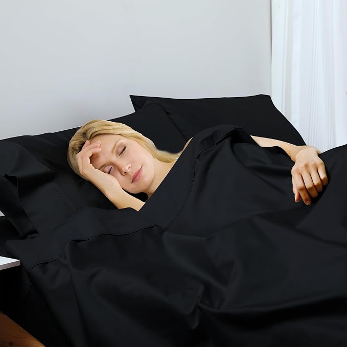 Cotton Queen Sheet Only, 600 Thread Count 100% Egyptian Cotton Top Sheet 1Pcs - Image 5