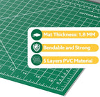 5 Packs Self Healing Cutting Mat Bulk 12"x18" Rotary Cutting Sewing Mats A3 | - Image 3