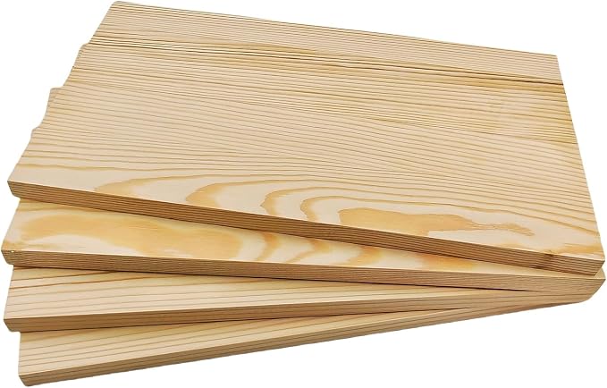 4PCS Rectangle Wood Boards Unfinished Wood Blocks - Image 6