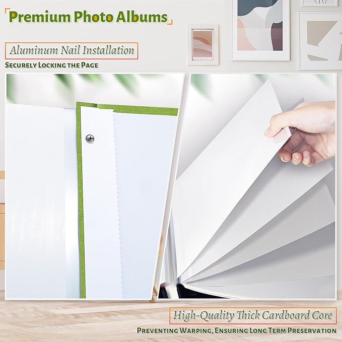 Artfeel Photo Album Self Adhesive Scrapbook, Large Photo Book - Image 4
