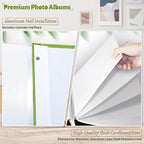 Artfeel Photo Album Self Adhesive Scrapbook, 60 Pages Large Photo Book - Image 4
