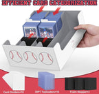 Mlikero Baseball Card Storage Box, Trading Card Storage Box Oversized Fits - Image 4