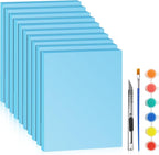 LuckyFoam Blue 10 Pack 15x12x0.79 inch Foam Sheets 0.79 Inch Thick | by LuckyFoam
