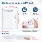 BCW Thick Card Topload Holder | Holds Relic, and Jersey Cards | Protective Card - Image 5