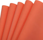 MECCANIXITY EVA Foam Sheets Orange 19.7 Inch x 19.3 Inch 1mm Thick Crafts Foam by MECCANIXITY