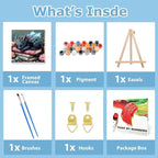 hkejoi Dragon Paint by Numbers Kit - Image 4