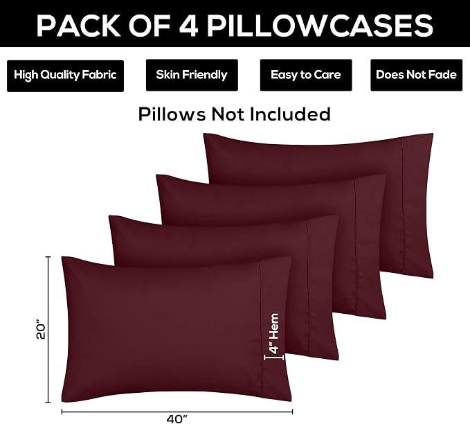 Utopia Bedding King Pillow Cases - Image 3