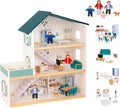 OOOK Wooden Dollhouse for Kids, Doll House by OOOK