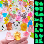 DIYDEC 60PCS Luminous Mini Resin Animals 60 Styles Miniatures Glow in The Dark - Image 8