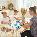 42PCS Summer Activities Crafts Bulk: Sea Animal Ocean Scene Paper Suncatchers - Image 6