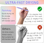 Fenmay Gel Pens, Quick Dry No Smudge, Smooth Writing Comfortable Grip Pen - Image 3