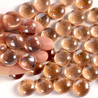 1 lbs Pink Glass Beads for Vases, About 100 Pcs Glass Pebbles Marbles for Vase - Image 6