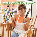 ESRICH Stretched Canvas for Painting 16x20 Inch, Triple Primed Acid-Free Cotton - Image 6
