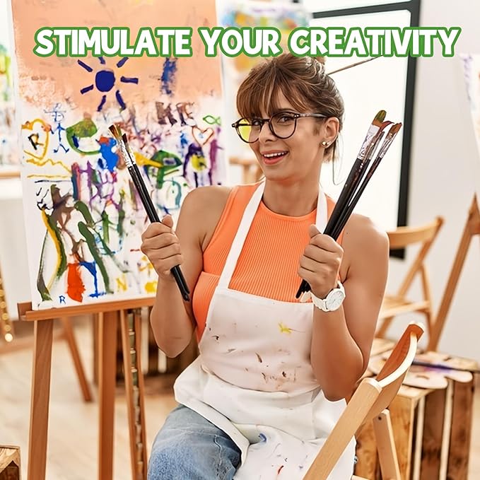 ESRICH Stretched Canvas for Painting 16x20 Inch, Primed Acid-Free Cotton Blank - Image 6