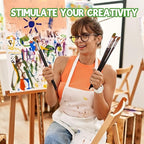 ESRICH Stretched Canvas for Painting 16x20 Inch, Primed Acid-Free Cotton Blank - Image 6