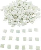 1.1 LB Ice Jade Mosaic Tiles, 0.59“ Square Glass Mosaic Pieces - Image 3
