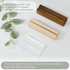 10 Pack Clear Blank Acrylic Sign - Image 4