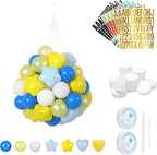 87 Pcs Friendship Lei Bracelet Birthday Banner Kit Necklace Garland - Image 7