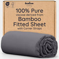 Bambaw 100% Viscose Derived from Bamboo Full Fitted Sheet, Deep Pockets by Bambaw