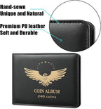 MUDOR 240 Pockets Coin Collection Book, PVC FREE Coin Holder Album | Fits Dime - Image 5