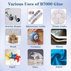 FITTDYHE B7000 Glue Clear with Precision Tip，50Ml B7000 Glue Clear - Image 7