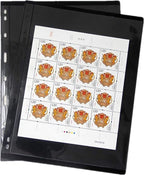 MUDOR Stamp Pages for Stamp Collection Album Binder Book, 10 Sheet 1 Row | 1 by MUDOR