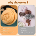 3.53oz Needle Felting Wool Roving Wool - Image 3
