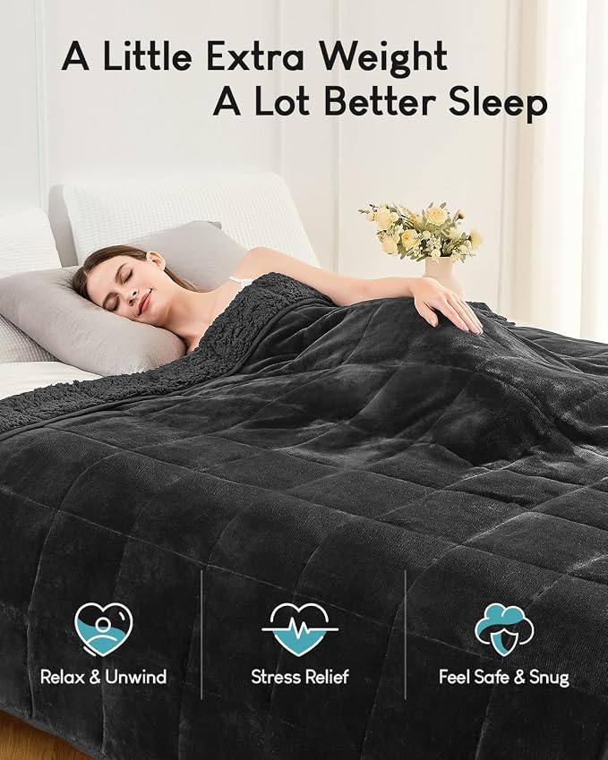 Cottonblue Weighted Blanket 15lbs 80x87 Inches - Image 2