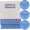Dust Blue Wax Seal Sticks, Mini Sealing Wax Sticks Suit by ONWINPOR