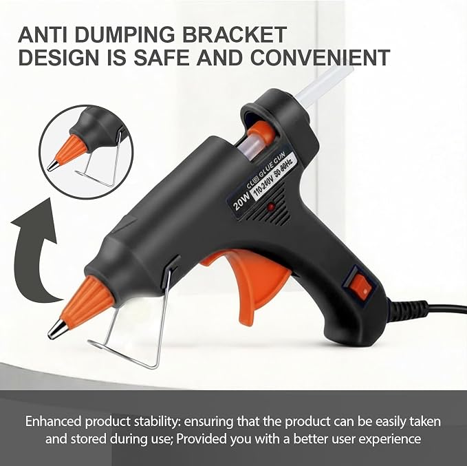Mini Hot Glue Gun 10pcs Glue Stick Hot Glue Gun Set - Image 4