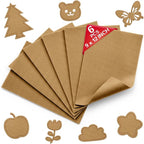 Tan Soft Felt Sheets for Crafts, 1.6mm Thick, Kids' Crafts, DIY Projects by Grainear
