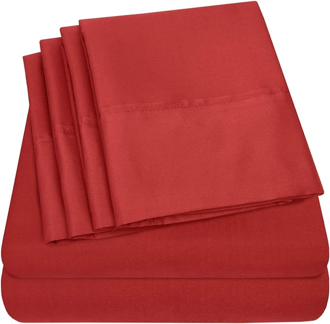 Cal King Size Bed Sheets by SweetHomeCollection
