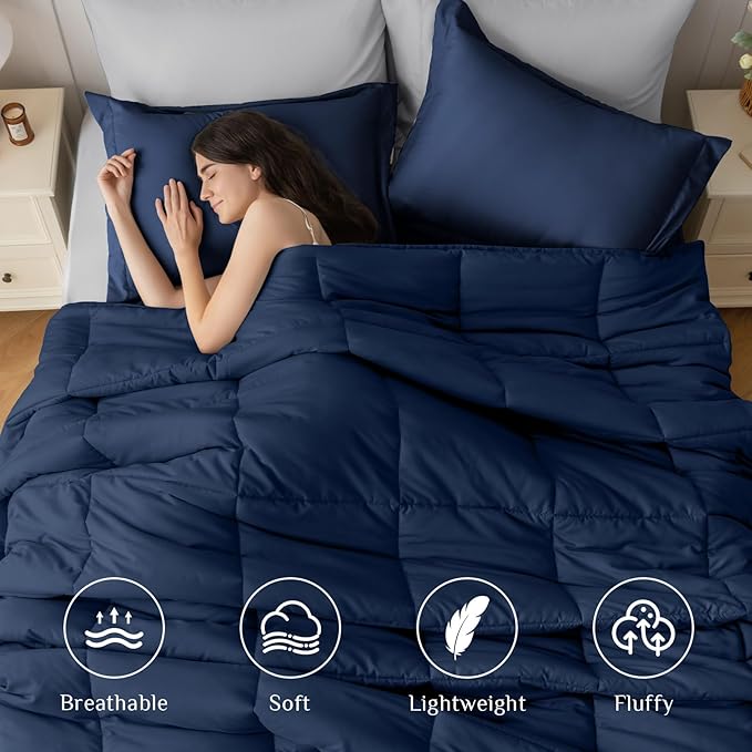 JOLLYVOGUE California King Comforter Set, Ultra-Soft Cal King Size Comforter - Image 2