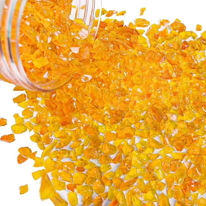 1.3 LB Crushed Glass Sand Broken Piece Stones by HappyFiller