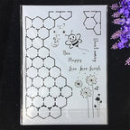 TIAMECH A4 Reusable Honey Bee Hive Stencil - Image 2