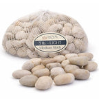 River Rocks Decorative Ornamental Vase Filler 1"-1.5" Light Aquarium Gravel 5 by RoyalImports
