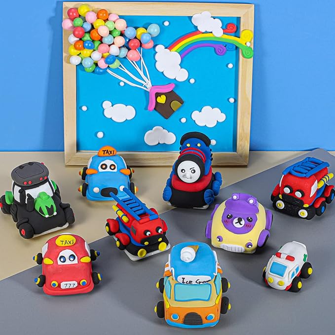 Air Dry Clay Kit for Kids – 24 Colors Non-Toxic Soft Modeling Clay Set | - Image 5