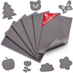 Dark Gray Soft Felt Sheets for Crafts, 1.6mm Thick, Kids' Crafts, DIY Projects by Grainear