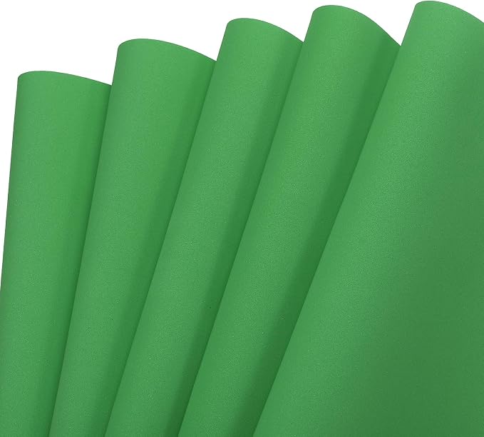 MECCANIXITY EVA Foam Sheets Deep Green 19.7 Inch x 19.7 Inch 1mm Thick Crafts by MECCANIXITY