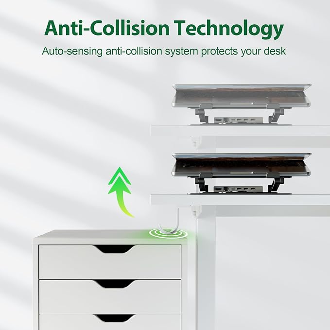 Agilestic Electric Standing Desk, 71 x 31.5 Inches Height Adjustable Desk - Image 6