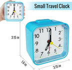 Lamisola Small Battery Operated Analog Alarm Clock - Image 2