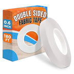 Basting Tape for Sewing 0.6 In x 60 Yd – Transparent Thin Acrylic Double Sided by Oskal