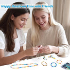 XSEINO About 1200pcs 6mm Crack Glass Beads Bracelet Making Kit, 24 Assorted - Image 5
