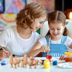 Kisangel 20pcs Mini Wood Mushrooms Wooden Trees Unpainted Little Pegs - Image 5