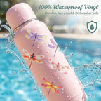 50Pcs Transparent Dragonfly Stickers - Image 5