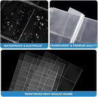 ABLY 120 Pages Double-Sided Trading Card Pages Sleeves 9-Pocket Clear Plastic - Image 5